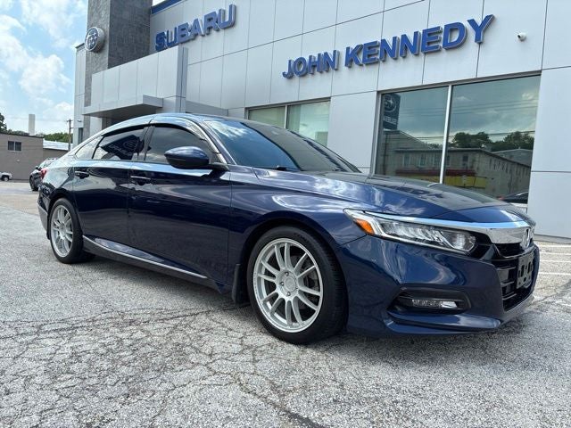 Used 2018 Honda Accord EX-L with VIN 1HGCV1F58JA100447 for sale in Plymouth Meeting, PA
