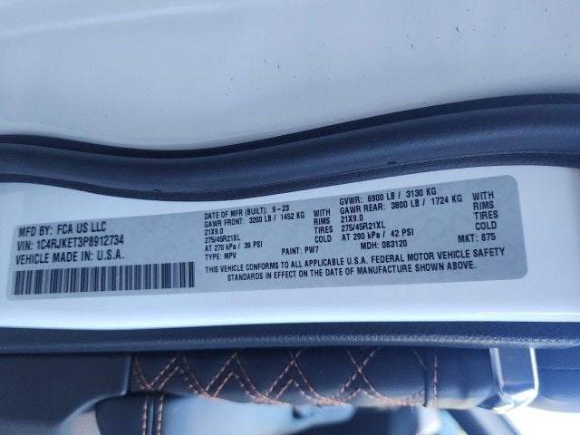 2023 Jeep Grand Cherokee L Summit