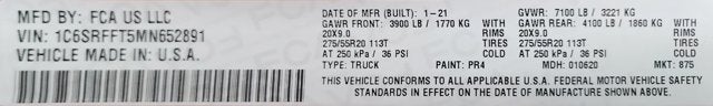 2021 RAM 1500 Big Horn/Lone Star