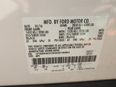 2016 Ford Explorer Sport