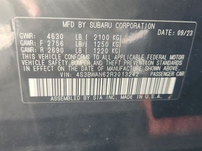 2024 Subaru Legacy Limited