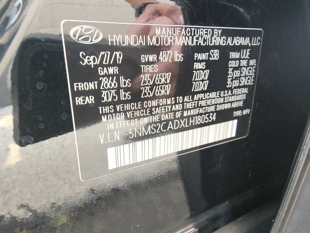 2020 Hyundai Santa Fe SE