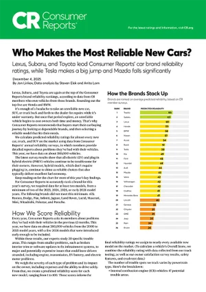 Who Makes the Most Reliable Cars | John Kennedy Subaru in Plymouth Meeting PA