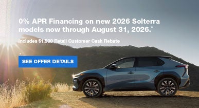 Solterra | John Kennedy Subaru in Plymouth Meeting PA