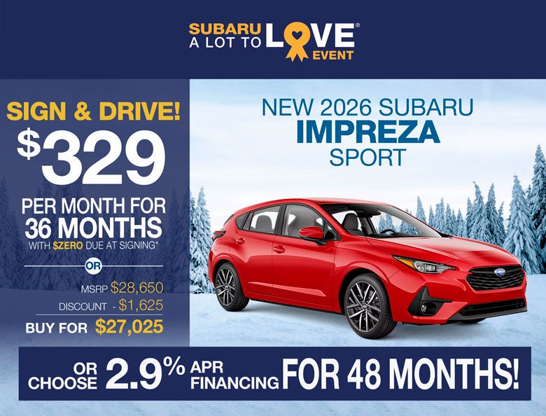 2026 Subaru Impreza Sport