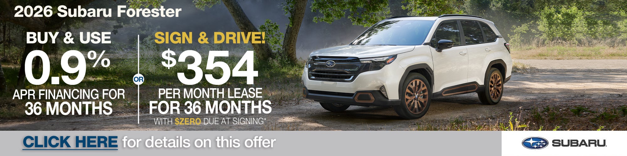 26 Forester Sign & Drive