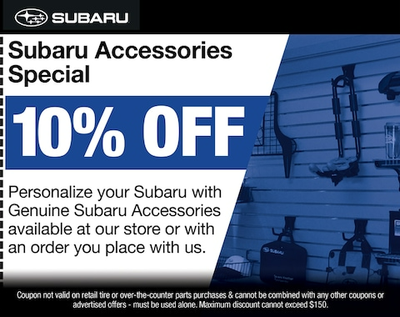 Subaru Accessories Special